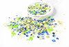  Blue Flamingo Mambo Sequin Mix Picket Fence 