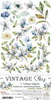 Extras special set flowers vintage Sky 15.5x30.5cm p/12vel