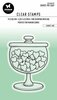 Clear stamp Essentials nr.351 A7 p/st snoep hartjes