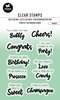 Clear stamp Essentials nr.356 A6 p/st bubbly