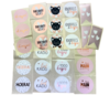 Stickerset rose gold p/27st