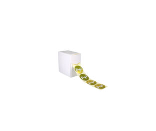Stickers goud Papa hartje 45mm p/20st goud/wit