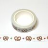 Washi tape Pretzels 15mm p/st