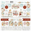 Cardboard Stickers Golden days 30.5x30.5cm p/vel