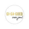 Sticker GI-GA-GOED van jou 40mm p/20st wit