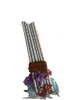 Accessoire set paars/blauw p/21st