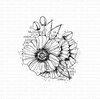 Stamp Anemoon collage 72x75mm p/st