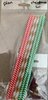 Accessoire set rood/groen/bruin p/21st