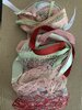 Lintenset mint/roze/rood 50cm p/24st