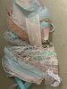 Lintenset creme/zeeblauw/rose 50cm p/24st