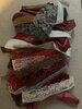 Lintenset rood/taupe 50cm p/24st