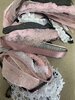 Lintenset zwart/roze 50cm p/24st 