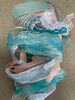 Lintenset mint/zalm 50cm p/24st