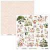 Scrappapier Peony Garden plaatjes 30.5x30.5cm p/vel