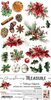 Extras special set flowers Christmas Treasure 15.5x30.5cm p/12vel