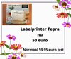 Beursaanbieding 22: labelprinter tepra + 1 rol