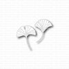 Stans ginkgo leaves 30x37mm 27x36mm p/2st