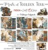 Paper pad 30.5x30.5cm Mists Of Tollbox Town p/6vel
