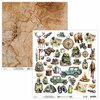 Scrappapier The great Outdoor plaatjes 30.5x30.5cm p/vel