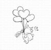 Stamp Puppy delivery 62z90mm p/st
