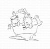 Stamp Bad fun 83x80mm p/st
