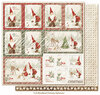 Scrappapier Woodland Christmas Ephemera 30.5x30.5cm p/vel