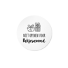 Sticker wit Niet openen voor pakjesavond 45mm p/20st 
