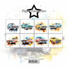 Paper pad 15x15cm Cars p/24vel