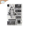 Clear stamp Hello December p/st
