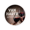 Sticker van Harte gefeliciteerd rode wijn 35mm p/20st