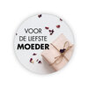 Sticker voor de liefste moeder 35mm p/20st