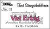Stans Text Stanzschablone no. 11 Viel Erfolg p/st