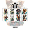 Paper pad 15x15cm Summer Dogs p/24vel