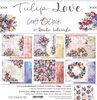 Paper pad 30.5x30.5cm Tulip Love p/6vel