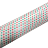 Inpakpapier Ster blauw/rood 50cm p/5mtr 