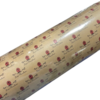 Inpakpapier Mijter kraft/zwart 50cm p/5mtr 
