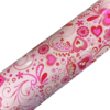 Inpakpapier hart roze 50cm p/5mtr  