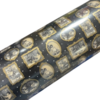 Inpakpapier Vintage Kerst foto&#039;s zwart 50cm p/5mtr