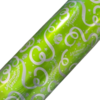 Inpakpapier December Krullen groen 30cm p/5mtr