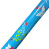 Inpakpapier vlinder blauw 50cm p/mtr 