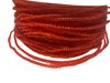 Lint rood kraaltjes 2mm p/5mtr