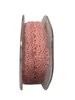 Lint roze 12mm p/mtr kant brocante