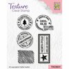 Clear stamp snail mail kerst p/st