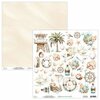 Scrappapier Coastal Memories Plaatjes 30.5x30.5cm p/vel