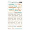 Stickers Coastal Memories Words 15x30.5cm p/vel