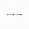 Stamp Happy Birthday 4x32.5mm p/st rubber unmounted 
