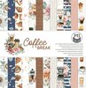 Paper pad 30.5x30.5cm Coffee Break p/12vel