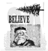 Rubber stamp Just Believe Tim Holtz p/st