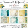 Basic Paper set 20.3x20.3cm Sunset Mood  p/24vel