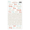 Stickers Lullaby lane words 15x30.5cm p/vel
